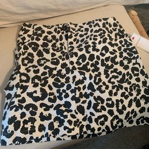 NWT cheetah skirt!